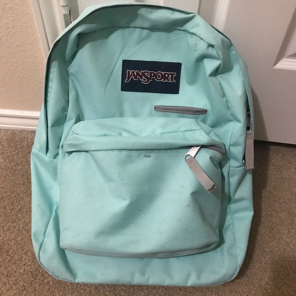 Jansport light / mint green